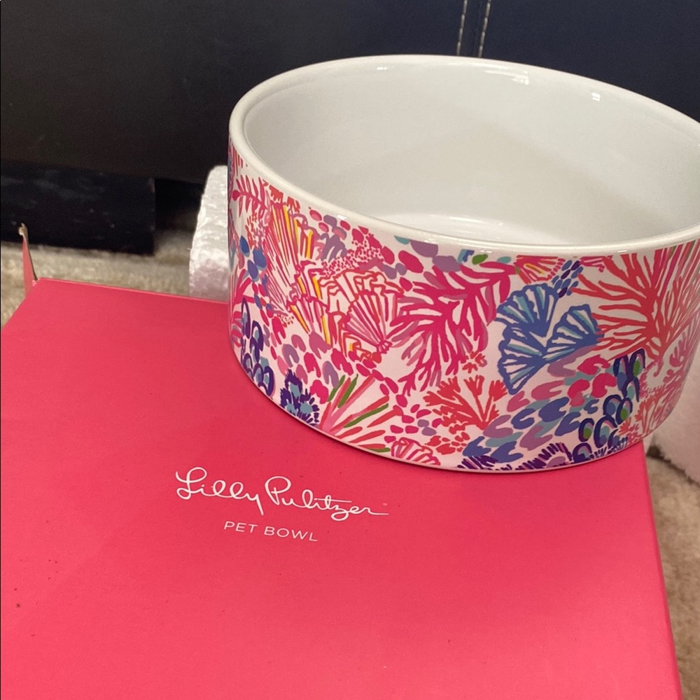 Lilly Pulitzer Pet Bowl